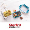 Starfrit Easy Lunch Rectangular Bento Container - Removable Tray -