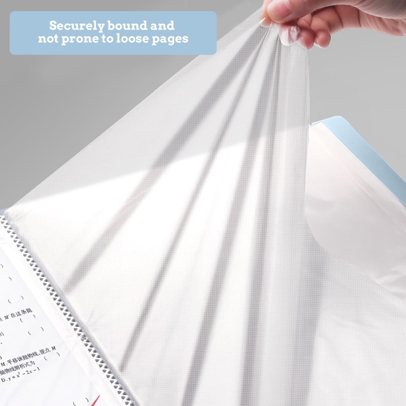 5 Pack A4 Display Books 20 Pockets Display Folders with