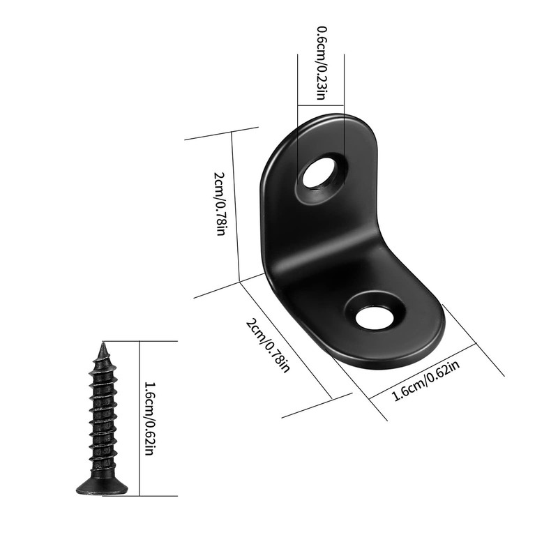 30pcs L-Shaped Angle L-Shaped Angle Bracket Right Angle Bracket Right