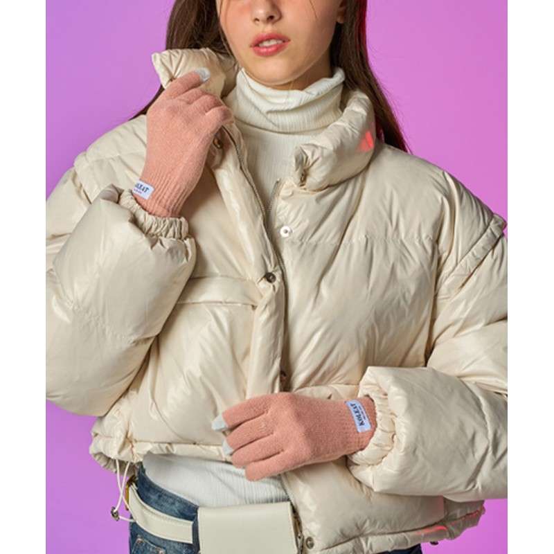 Colit Collet Real Knit Color Block Smart Touch Thick Winter