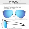 YIMI Mens Sunglasses Polarized Frameless z87 Safety Sun Glasses For