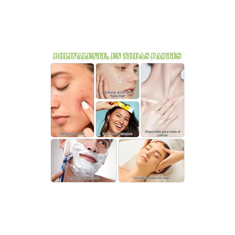 2pcs Gel Aloe Vera Anti-manchas Anti-acne Vitamina E Hidrata