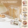 AEVIORA Soporte para Collar de Acrílico, Caja de Almacenamiento de