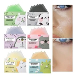 Papel Absorbente Facial Té Verde Universo en Linea Pack 100 Unidades                                                                                  