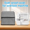 Serger Machine Cover with Pockets for Storage,Sewing Machine Dust Cover