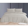 Linen Home Double Duvet Cover Set Soft Microfibre Double Quilt