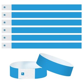 Disposable Wristbands 12 Colors 100 / 200 Sheets / 500 Sheets / 1000 Sheets / 1000 Sheets / Event Admission Control Synthetic Paper Waterproof Entrance Festival Music Live Club Party Sports Event