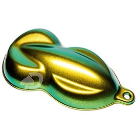 CX40 ColorShift Pearl 25g Metallic Mica Powder Pigment | Gold Green Teal Shift | Automotive Grade Pearlescent Paint Colorant | Epoxy Resin & Lacquer Dye | UV Resistant | DIY Arts/Crafts
