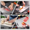 Titanium Chopping Board Set of 3, S316 Stainless Steel Boards