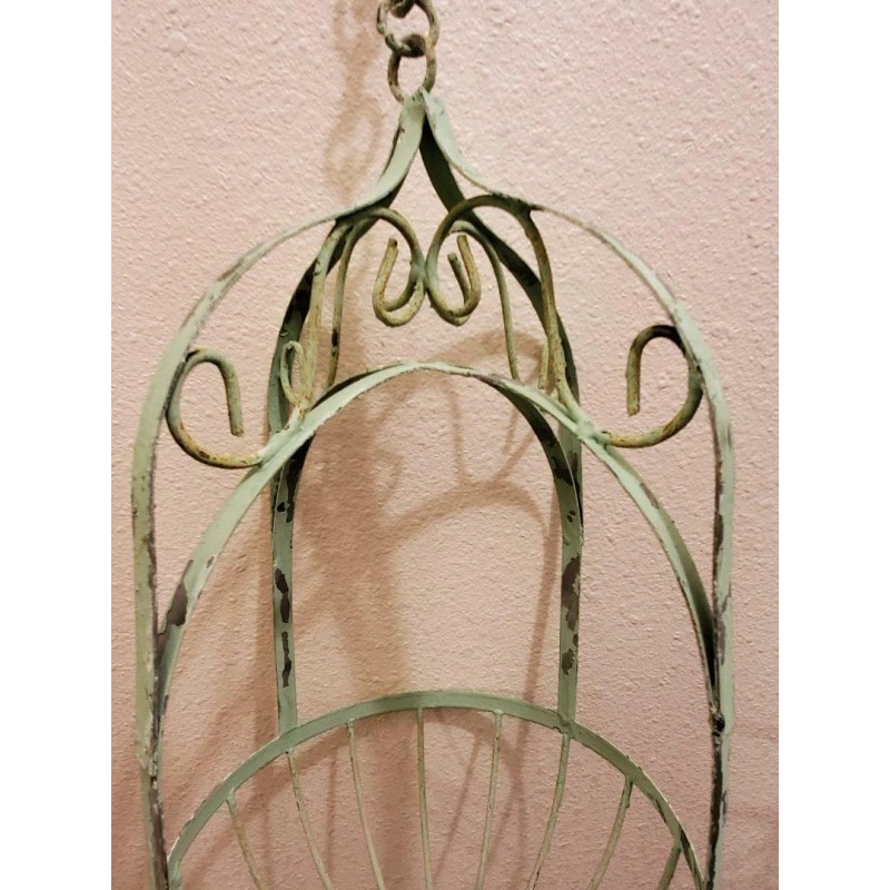 Rustic Hanging PLANTER Basket Antique Victorian Style Garden Plant Hanger