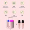 Mini Karaoke Machine for Kids Girls with 2 Mic,2 Microphones