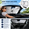 Car Windshield Sun Shade Umbrella for Sun Protection – Foldable