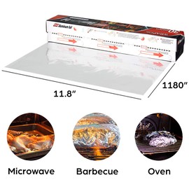 WRAPOK 2 x Tin Kitchen Foil Roll Heavy Duty Aluminum Baking Foil Combination Suit for BBQ roasting, Roll 30 cm x 30 m and 30 cm x 8 m