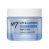 Boots No7 Lift and Luminate Night Cream 1.6 onzas líquidas
