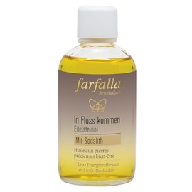 Farfalla EdelsteinöL, In Fluss kommen mit Sodalith, 100ml (1)