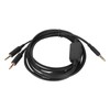 Replacement Headphone Cable 3.5mm Volume Control Sound Cable Compatible for
