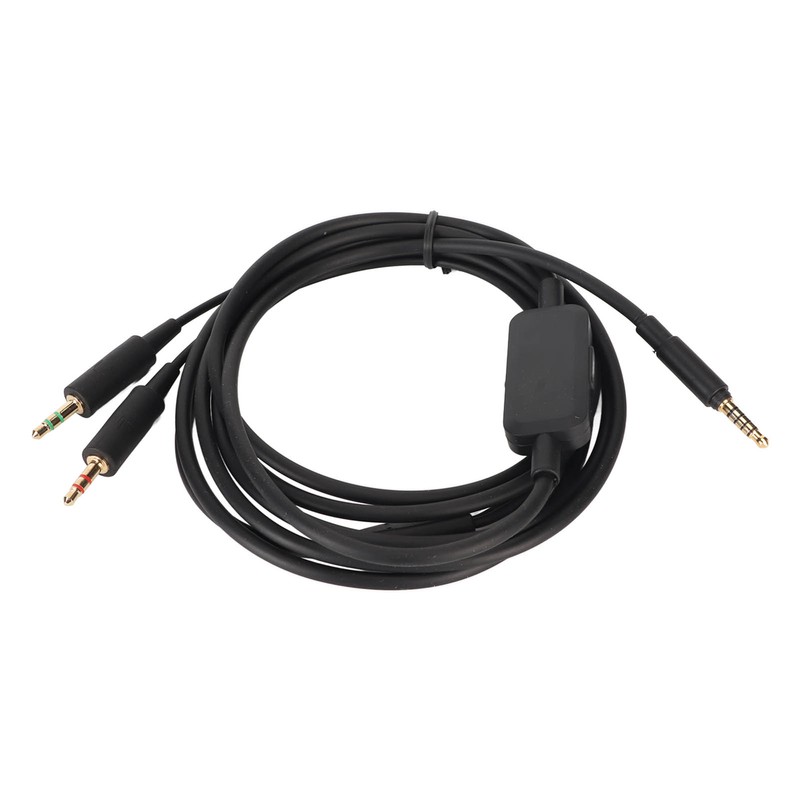 Replacement Headphone Cable 3.5mm Volume Control Sound Cable Compatible for