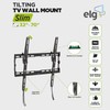 Tilting TV Wall Mount for 32″–70″ TVs, Ultra-Slim 0.8″ Design,
