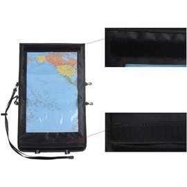 2PCS Waterproof Map Case, Transparent Map Cover Camping Map Pouch TPU Hiking Map Holder For Hiking, Camping, 48.5 X 30cm