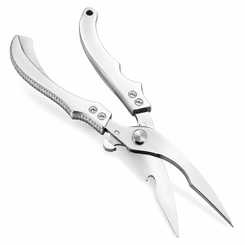 Heavy Duty Kitchen Scissors for Meat Prep – Stainless Steel