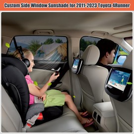 XCBYT Car Window Shades for 2011-2023 4Runner Sun Shade for Car Baby Side Window with Breathable Mesh Blocking 99% UV Glare and Privacy Protection Safe Driving for Napping, Camping, Dressing (4 PCS)