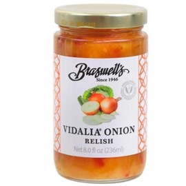 Braswell’s Sweet and Savory Gourmet Vidalia Onion Relish – Small-Batch, Renowned Specialty, Made in USA, Since 1946 (8oz)