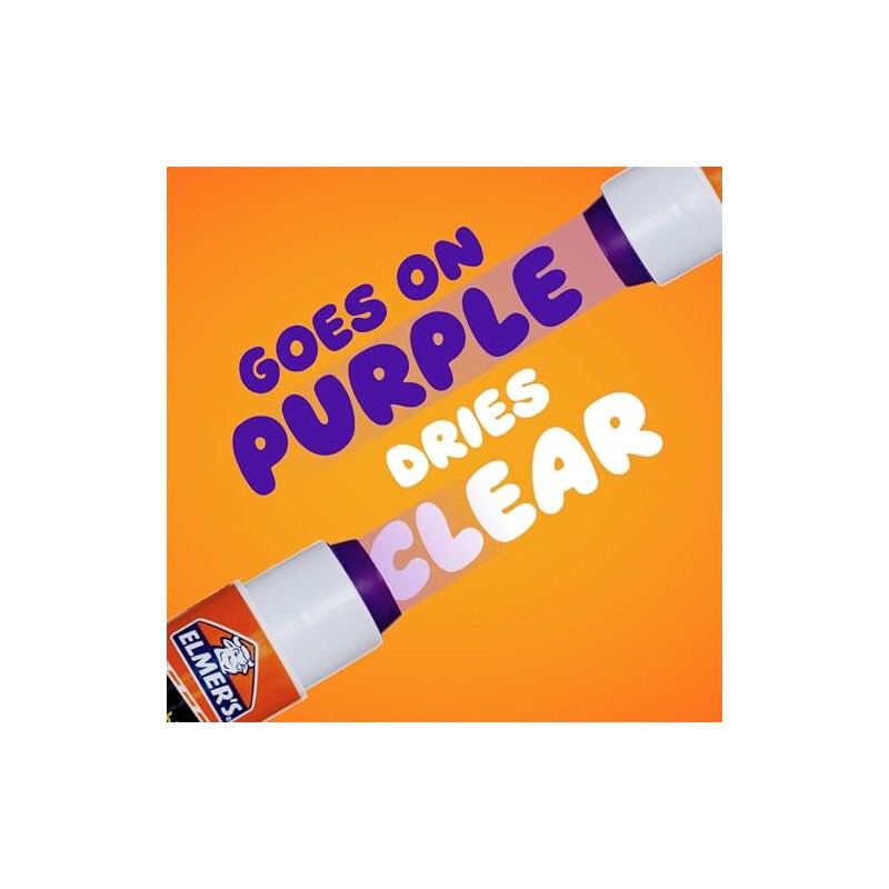 Elmer's Disappearing Purple School Glue Sticks, 0.24 Ounces Each, 30-Count