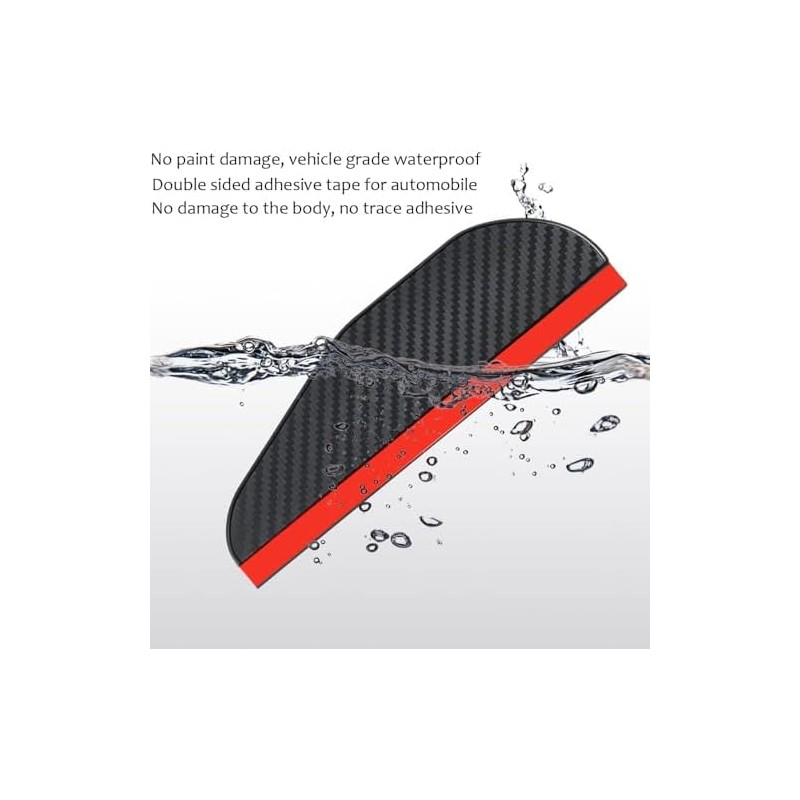 2 Piezas Protectores de Lluvia para Espejo Retrovisor de Auto