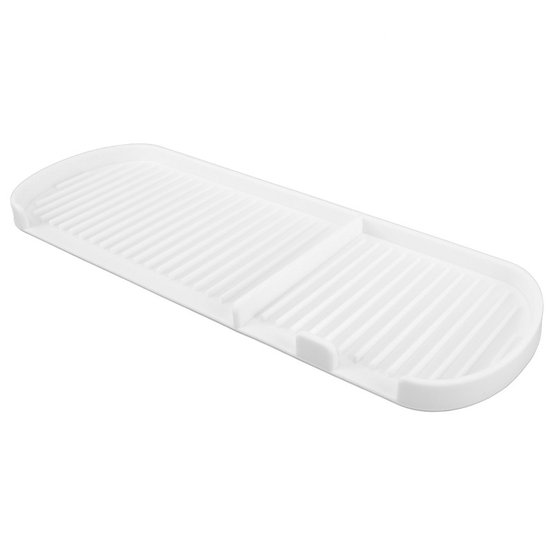 Counter Silicone Drainage Tray Food Grade Skid Resistance Frosted Bottom