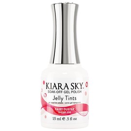 KIARA SKY Soak Off Jelly Tint Gel Polish 0.5 fl oz, Fairy Duster
