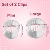 2 PCS Pony Popper, Ponytail Clip Hair Volume Clips, Claw