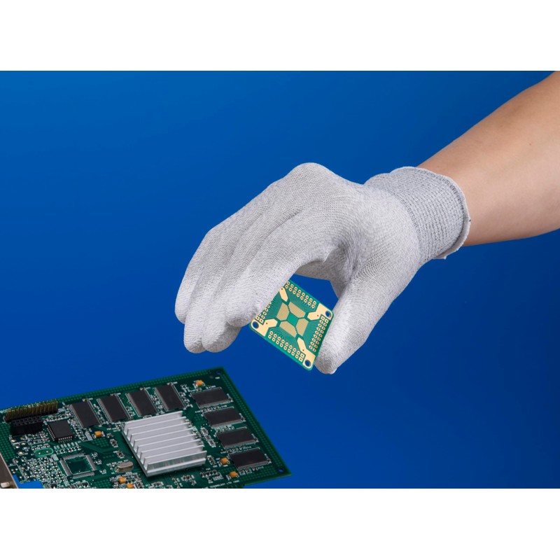 Showa Gloves [Anti-Static] A0622ESD Protective Palm Gloves, S Size, 1