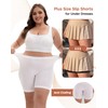 INNERSY Plus Size Anti Chafing Shorts Leggings High Waisted Womens