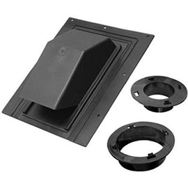 Lambro 354R Black Plastic Roof Cap, 4"