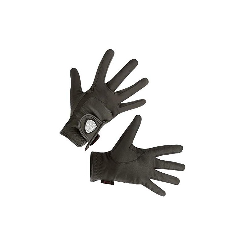 Kerbl 3211565 Dana Riding Glove, Black, Size L