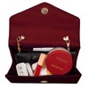CurvChic Clutch Purses for Women Evening Bag Faux Suede Formal