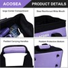 ACOSEA Purple Tool Bag,13 Inch Wide Mouth Open Tool Organizer