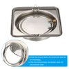 PATIKIL 7" Backdraft Damper with Ducting Hose Clamp, 1 Set