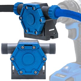 RotoPump Water Pump Self Priming 12.5 Gallons Per Minute. Lightweight and Portable. Siphon Standing Water in Tubs, Sinks, Showers, Boats, Aquariums, Water Heaters and more