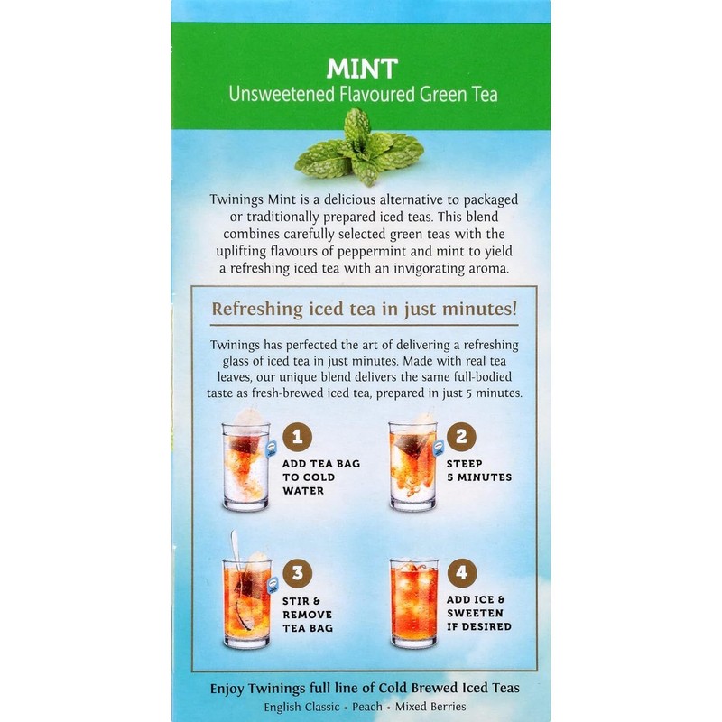 Twinings 2 Pack - Twinings Green Tea with Mint Cold