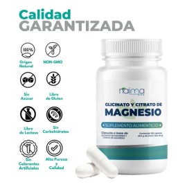 Glicinato Y Citrato De Magnesio 500 Mg 100 Cápsulas