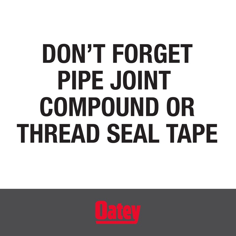 Oatey 39019 Sure-Vent 2-Inch ABS Adapter Bulk Pack, 1-1/2-Inch Air