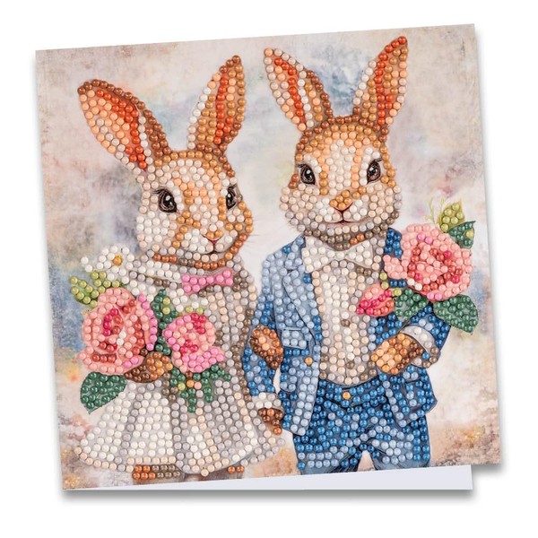 Ideen mit Herz Diamond Painting Greeting Card | 16cm x