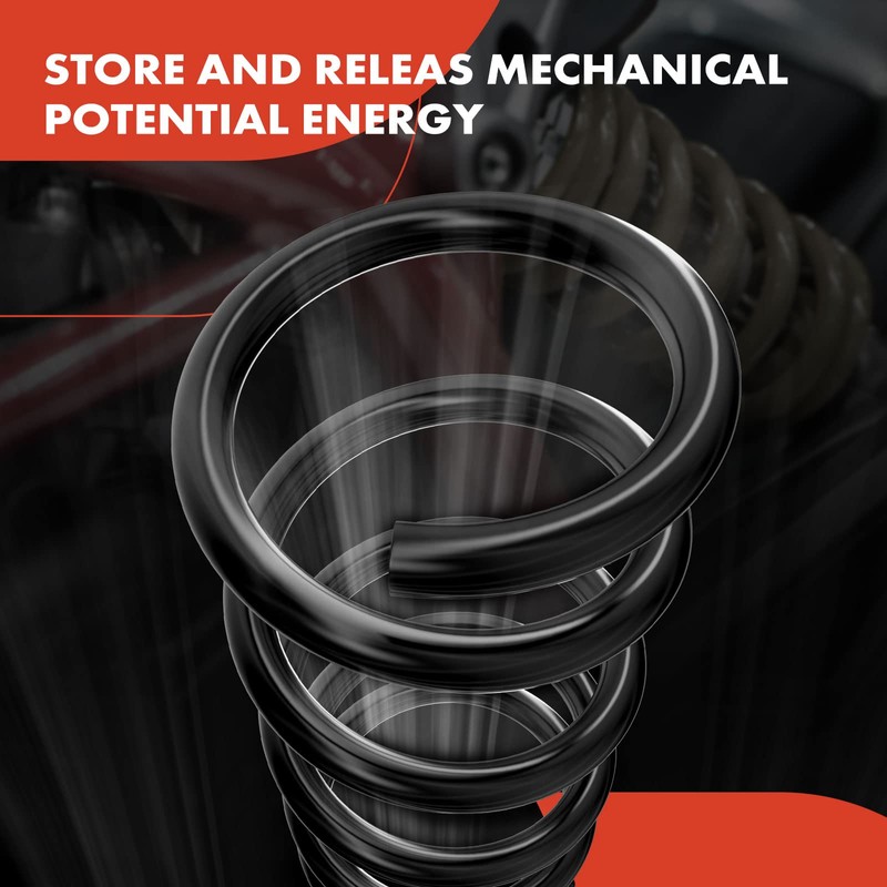 A-Premium 2Pcs Rear Suspension Coil Spring Set Compatible with Subaru