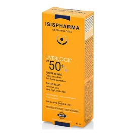 Uveblock 50+ Muy Alta Protección Solar Fluido Con Color