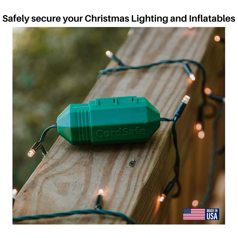CordSafe Outdoor Extension Cord Protector – Weather-Resistant Snap-Lock Cover for