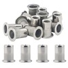 GIVIHGETI Pack of 200 Rivet Nuts M5 Stainless Steel Rivet