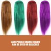 40% Real Human Hair Mannequin Head Hairdresser Training Head Cosmetology