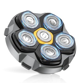 Detona Men's Electric Shaver Replacement Blade for FK8750, Magnetic 6 Heads for Bald Men and Face Electric Shavers Replacement Blades