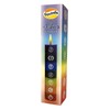 Govinda Premium Seven Chakras Layered Pillar Candle 1.5" Dia x